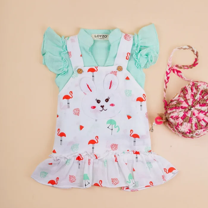 Newborn dungaree set