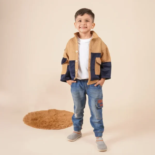 Rugged Explorer Oversized Jacket for Boys | Adventure-Ready Winter Wear