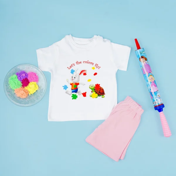 Holi t-shirt set for kids