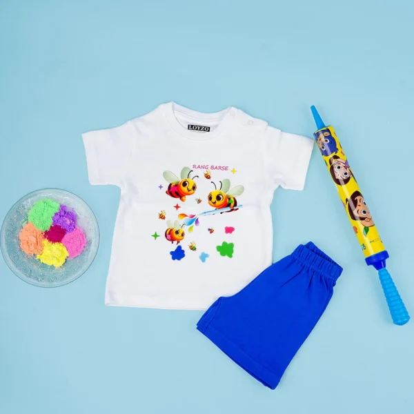 Holi t-shirt set for kids