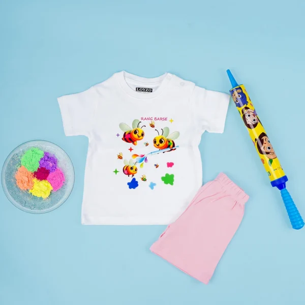 Holi t-shirt set for kids