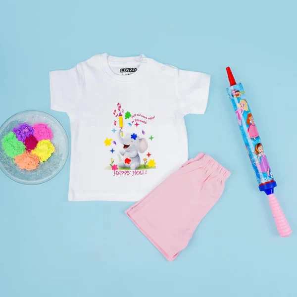 Holi t-shirt set for kids