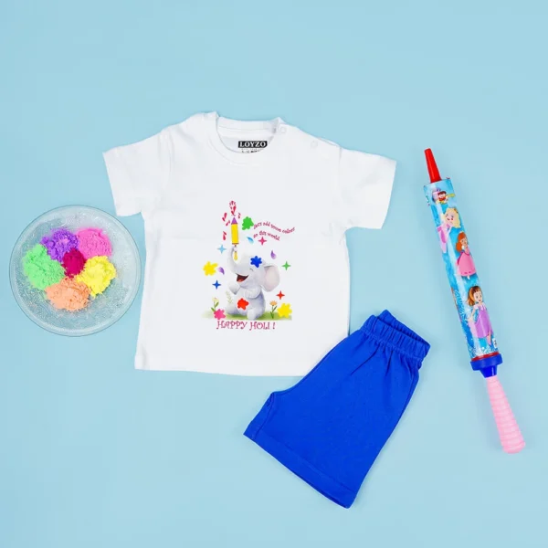 Holi t-shirt set for kids