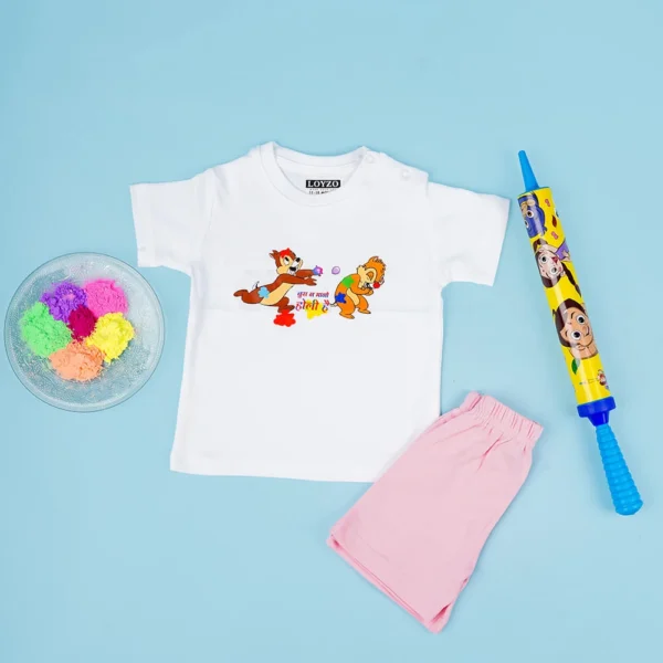 Holi t-shirt set for kids