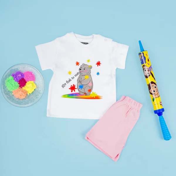 Holi t-shirt set for kids