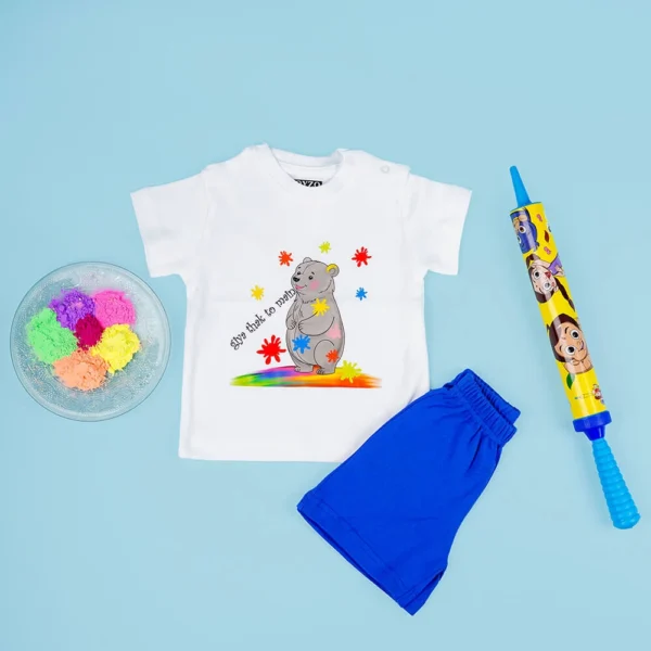 Holi t-shirt set for kids