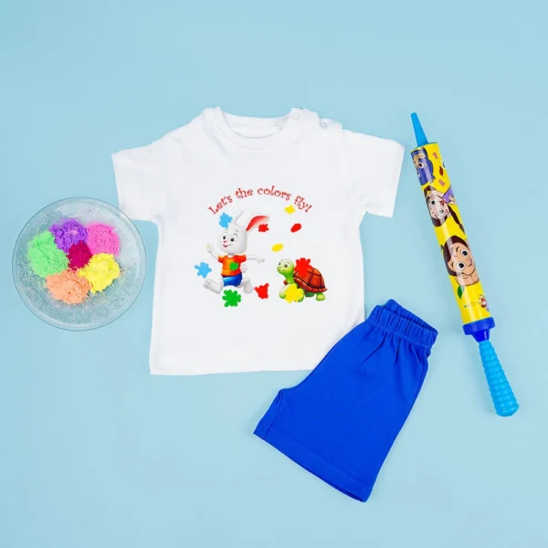 Holi t-shirt set for kids