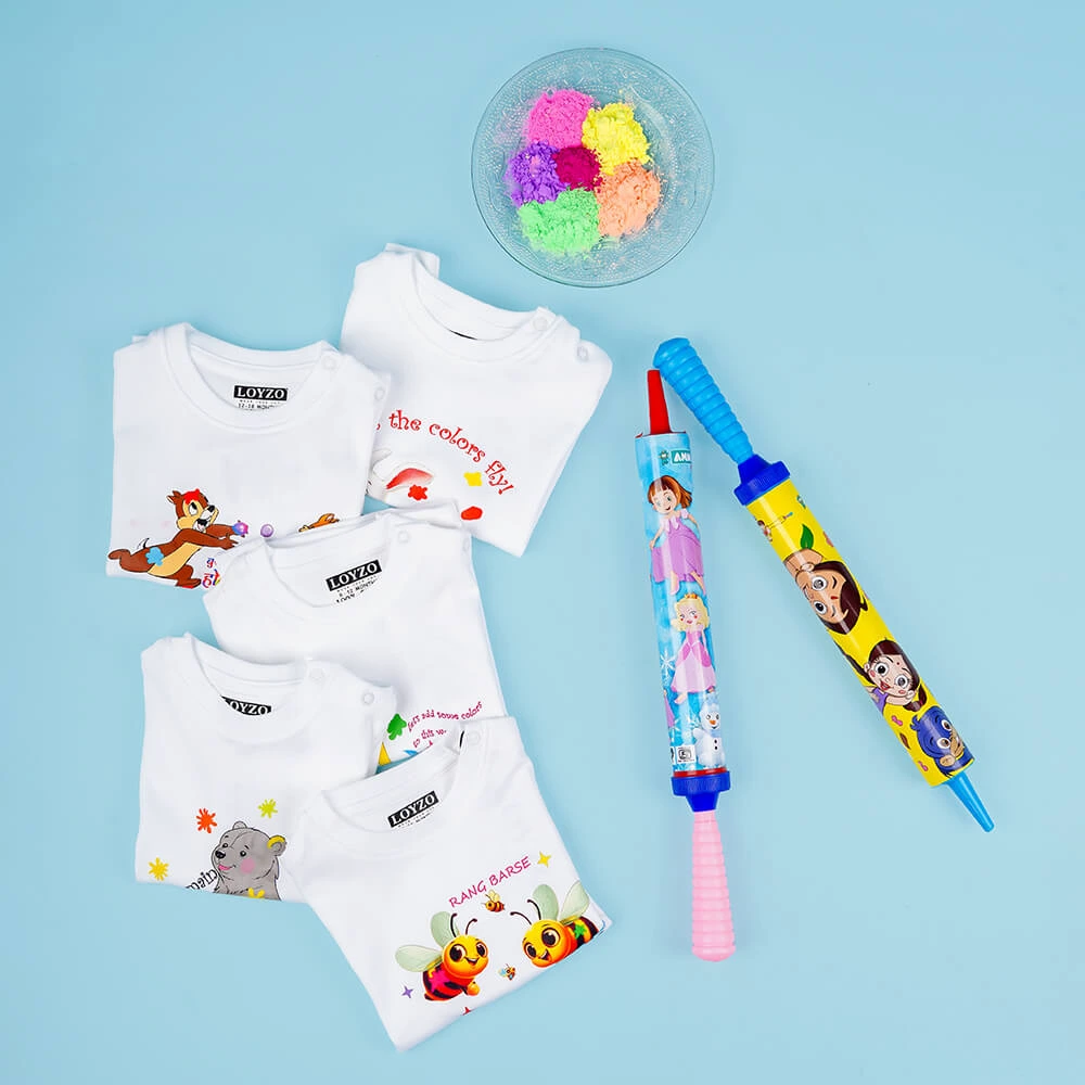 Holi t-shirt set for kids