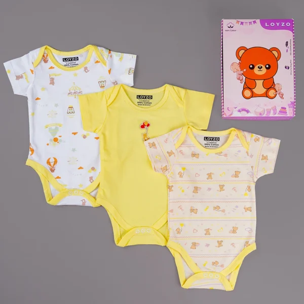 Baby Body Suit (Pack of 3) - Image 4